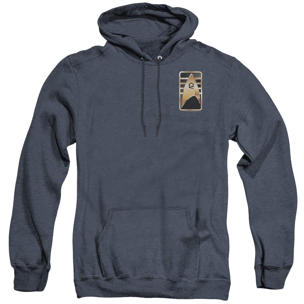 Star Trek Discovery Cadet Badge - Heather Pullover Hoodie Heather Pullover Hoodie Star Trek   