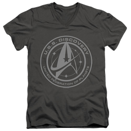 Star Trek Discovery Discovery Crest - Men's V-Neck T-Shirt Men's V-Neck T-Shirt Star Trek   