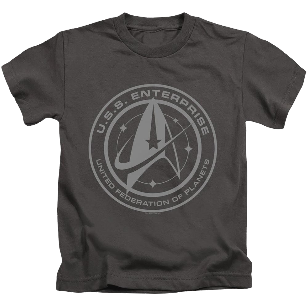 Star Trek Discovery Enterprise Crest - Kid's T-Shirt Kid's T-Shirt (Ages 4-7) Star Trek   