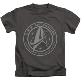 Star Trek Discovery Enterprise Crest - Kid's T-Shirt Kid's T-Shirt (Ages 4-7) Star Trek   