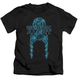 Star Trek Discovery Black Alert - Kid's T-Shirt Kid's T-Shirt (Ages 4-7) Star Trek   