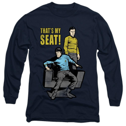 Star Trek The Original Series My Seat - Men's Long Sleeve T-Shirt Men's Long Sleeve T-Shirt Star Trek   