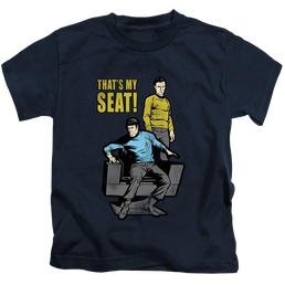 Star Trek The Original Series My Seat - Kid's T-Shirt Kid's T-Shirt (Ages 4-7) Star Trek   