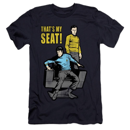 Star Trek The Original Series My Seat - Men's Premium Slim Fit T-Shirt Men's Premium Slim Fit T-Shirt Star Trek   
