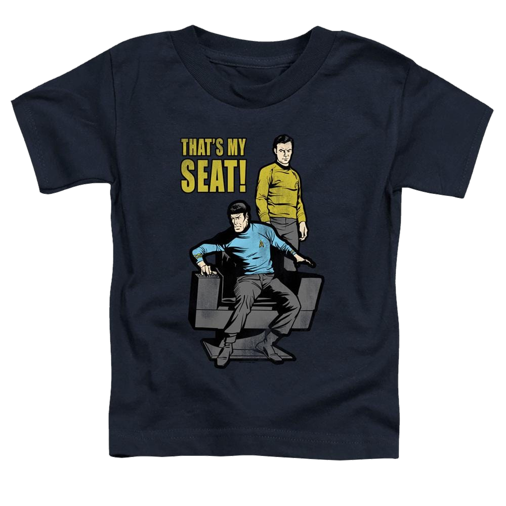 Star Trek The Original Series My Seat - Toddler T-Shirt Toddler T-Shirt Star Trek   