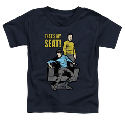 Star Trek The Original Series My Seat - Toddler T-Shirt Toddler T-Shirt Star Trek   