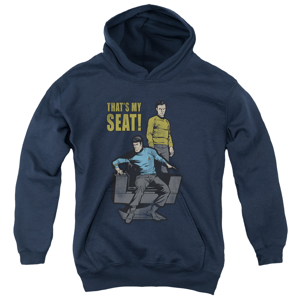 Star Trek The Original Series My Seat - Youth Hoodie Youth Hoodie (Ages 8-12) Star Trek   