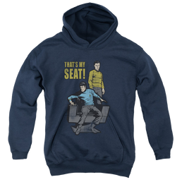 Star Trek The Original Series My Seat - Youth Hoodie Youth Hoodie (Ages 8-12) Star Trek   