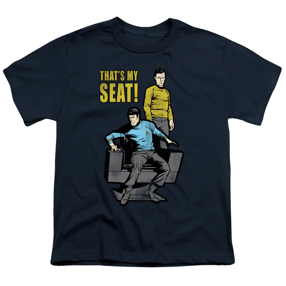 Star Trek The Original Series My Seat - Youth T-Shirt Youth T-Shirt (Ages 8-12) Star Trek   