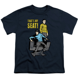Star Trek The Original Series My Seat - Youth T-Shirt Youth T-Shirt (Ages 8-12) Star Trek   