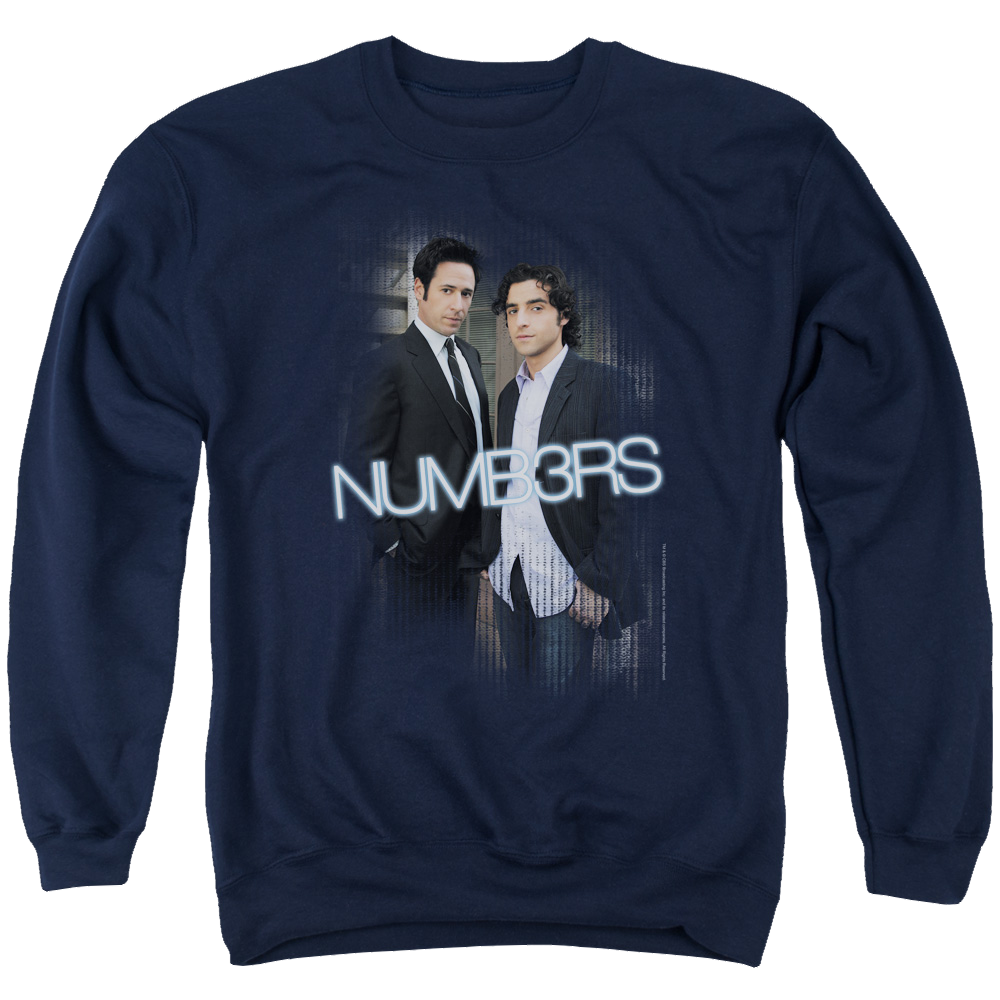 Numbers Don & Charlie - Men's Crewneck Sweatshirt Men's Crewneck Sweatshirt Numbers   
