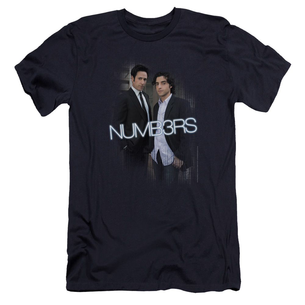 Numbers Don & Charlie - Men's Premium Slim Fit T-Shirt Men's Premium Slim Fit T-Shirt Numbers   