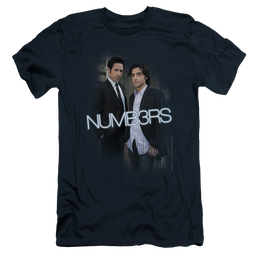 Numbers Don & Charlie - Men's Slim Fit T-Shirt Men's Slim Fit T-Shirt Numbers   