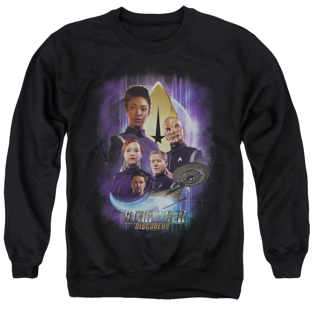 Star Trek Discovery Discoverys Finest - Men's Crewneck Sweatshirt Men's Crewneck Sweatshirt Star Trek   