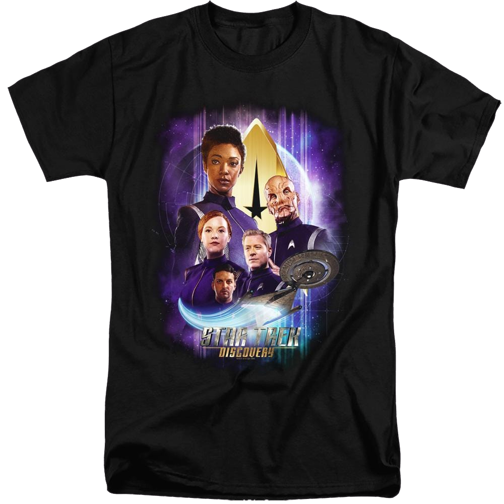 Star Trek Discovery Discoverys Finest - Men's Tall Fit T-Shirt Men's Tall Fit T-Shirt Star Trek   