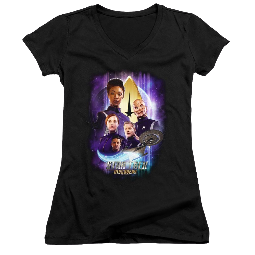 Star Trek Discovery Discoverys Finest - Juniors V-Neck T-Shirt Juniors V-Neck T-Shirt Star Trek   