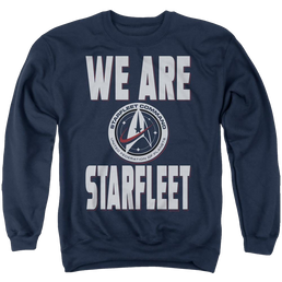 Star Trek Discovery We Are Starfleet - Men's Crewneck Sweatshirt Men's Crewneck Sweatshirt Star Trek   