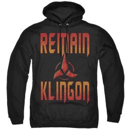 Star Trek Discovery Remain Klingon - Pullover Hoodie Pullover Hoodie Star Trek   