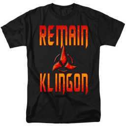 Star Trek Discovery Remain Klingon - Men's Regular Fit T-Shirt Men's Regular Fit T-Shirt Star Trek   