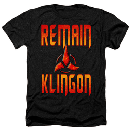 Star Trek Discovery Remain Klingon - Men's Heather T-Shirt Men's Heather T-Shirt Star Trek   