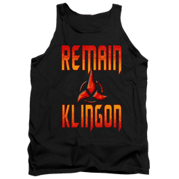 Star Trek Discovery Remain Klingon - Men's Tank Top Men's Tank Star Trek   