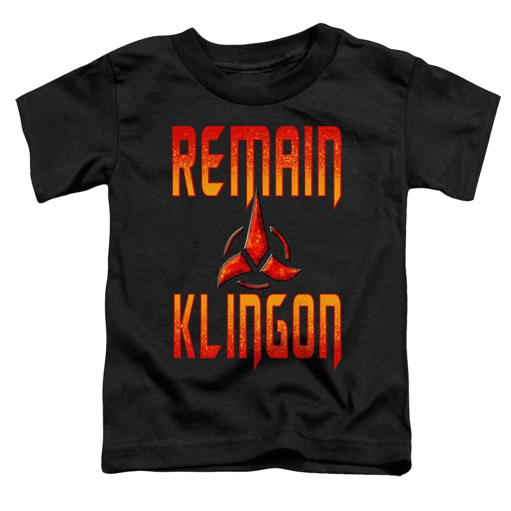 Star Trek Discovery Remain Klingon - Toddler T-Shirt Toddler T-Shirt Star Trek   