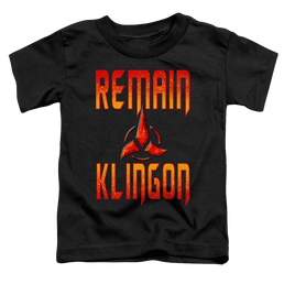 Star Trek Discovery Remain Klingon - Toddler T-Shirt Toddler T-Shirt Star Trek   
