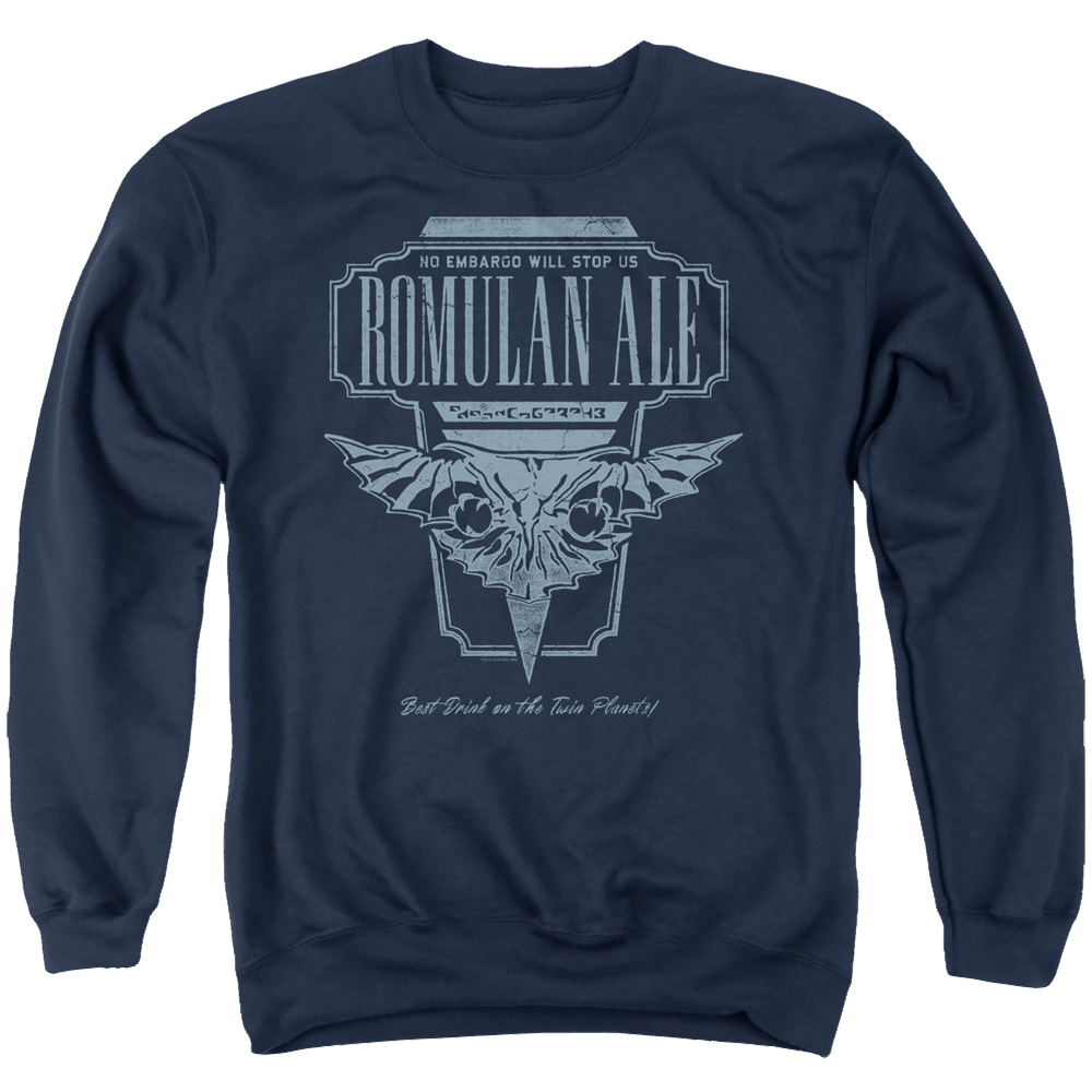 Star Trek The Next Generation Romulan Ale - Men's Crewneck Sweatshirt Men's Crewneck Sweatshirt Star Trek   