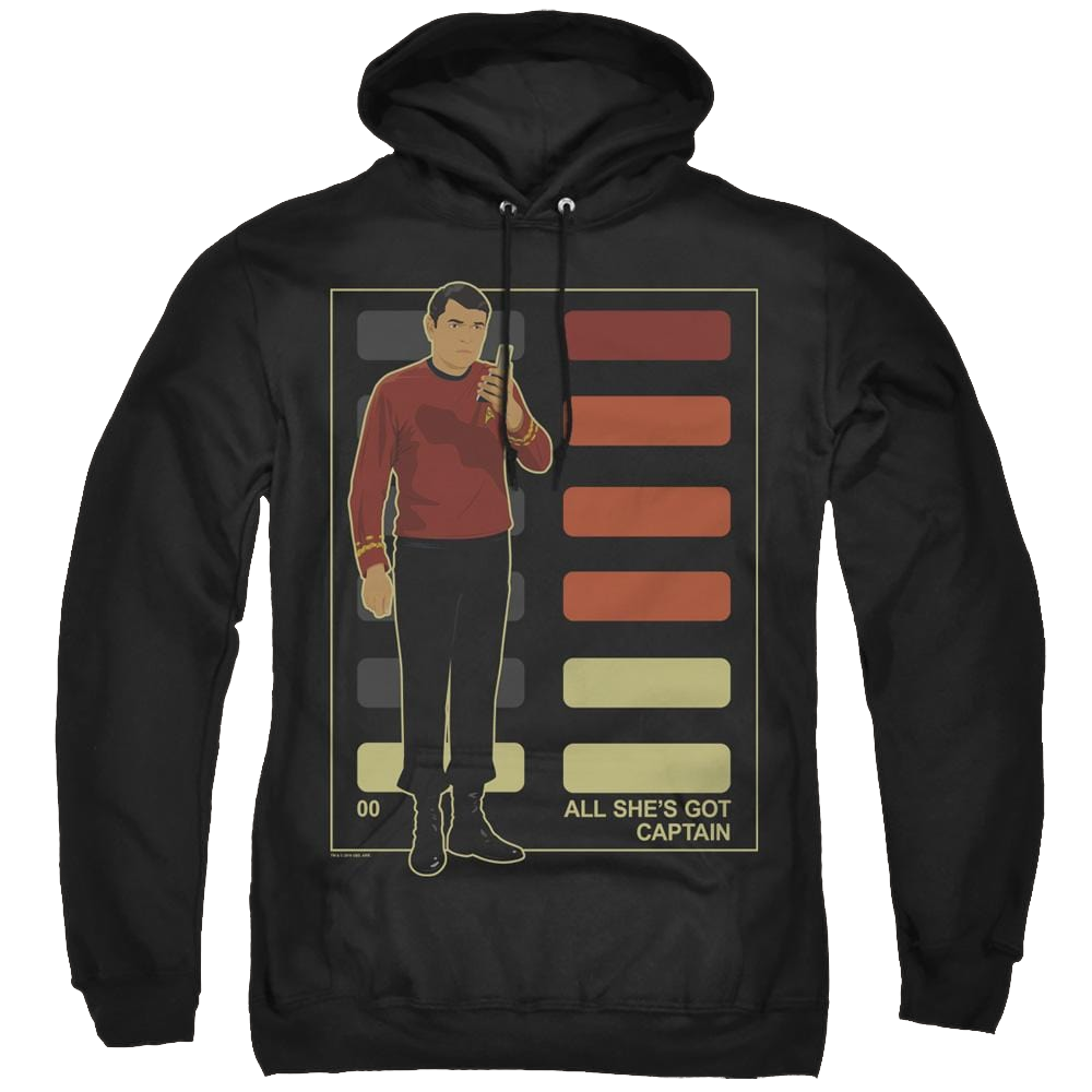 Star Trek The Original Series All Shes Got Captain - Pullover Hoodie Pullover Hoodie Star Trek   