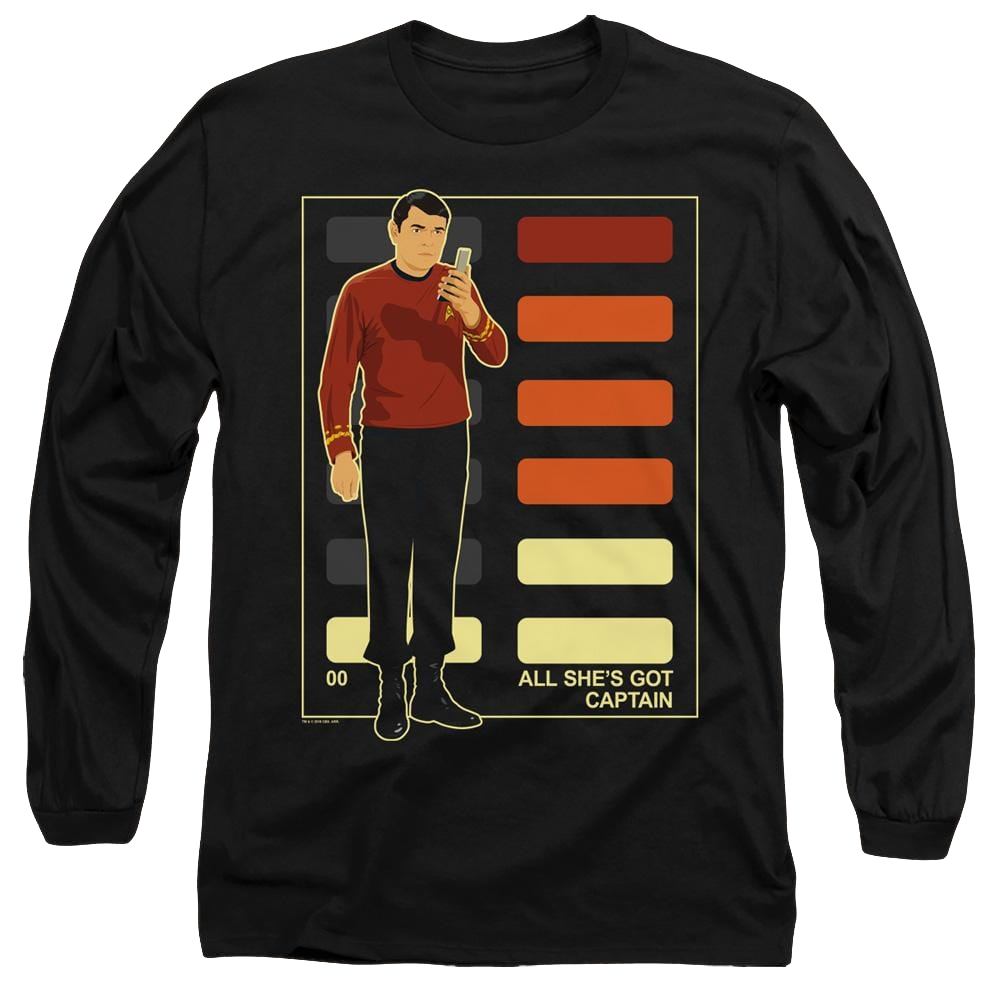 Star Trek The Original Series All Shes Got Captain - Men's Long Sleeve T-Shirt Men's Long Sleeve T-Shirt Star Trek   