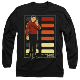 Star Trek The Original Series All Shes Got Captain - Men's Long Sleeve T-Shirt Men's Long Sleeve T-Shirt Star Trek   
