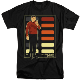 Star Trek The Original Series All Shes Got Captain - Men's Tall Fit T-Shirt Men's Tall Fit T-Shirt Star Trek   