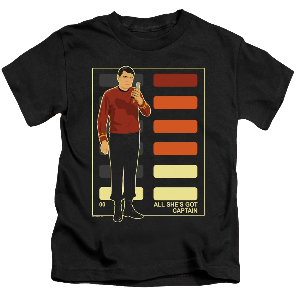Star Trek The Original Series All Shes Got Captain - Kid's T-Shirt Kid's T-Shirt (Ages 4-7) Star Trek   