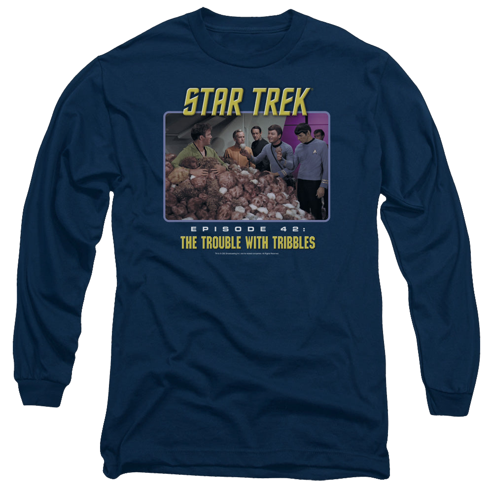 Star Trek Original Series The Trouble With Tribbles - Men's Long Sleeve Men's Long Sleeve T-Shirt Star Trek   