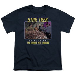 Star Trek The Original Series The Trouble With Tribbles - Youth T-Shirt Youth T-Shirt (Ages 8-12) Star Trek   