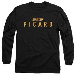 Star Trek Picard Picard Logo - Men's Long Sleeve T-Shirt Men's Long Sleeve T-Shirt Star Trek   