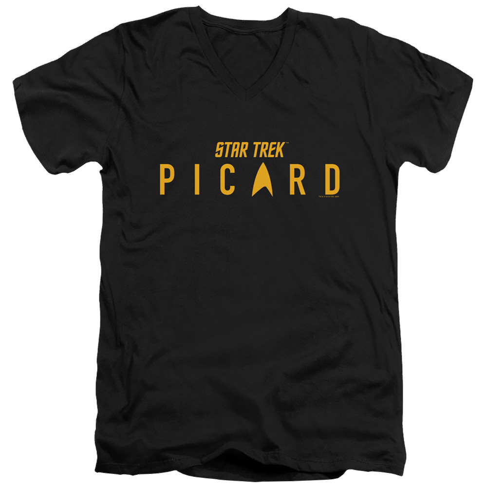 Star Trek Picard Picard Logo - Men's V-Neck T-Shirt Men's V-Neck T-Shirt Star Trek   