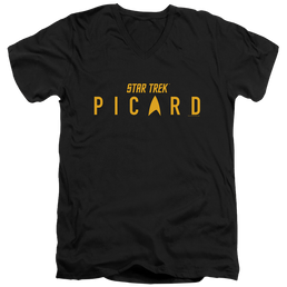 Star Trek Picard Picard Logo - Men's V-Neck T-Shirt Men's V-Neck T-Shirt Star Trek   