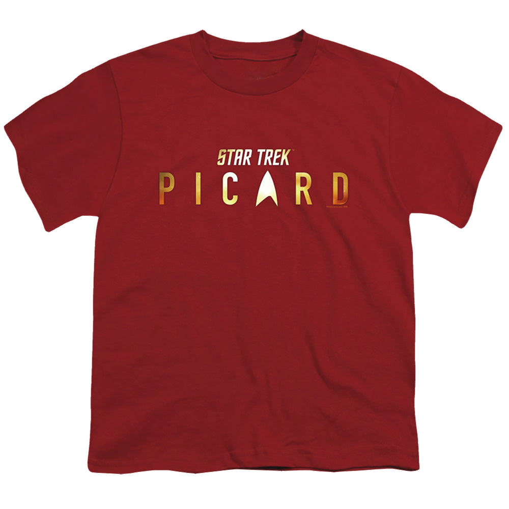 Star Trek Picard Picard Logo Rendered - Youth T-Shirt Youth T-Shirt (Ages 8-12) Star Trek   