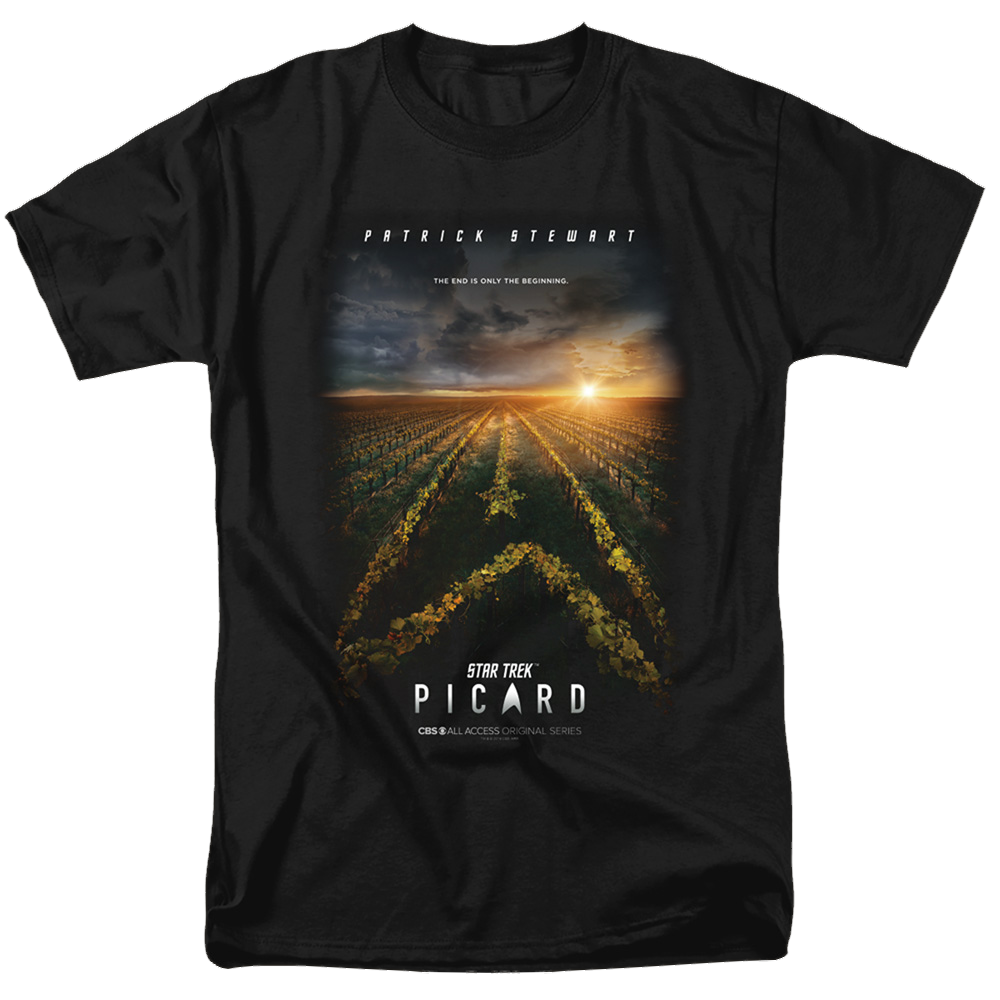 Star Trek Picard Picard Poster - Men's Regular Fit T-Shirt Men's Regular Fit T-Shirt Star Trek   