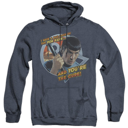 Star Trek The Original Series Pon Far - Heather Pullover Hoodie Heather Pullover Hoodie Star Trek   