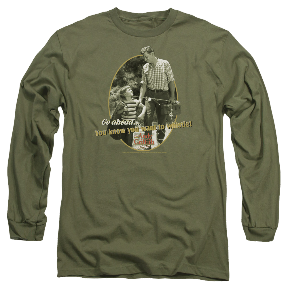 Andy Griffith Gone Fishing - Men's Long Sleeve T-Shirt Men's Long Sleeve T-Shirt Andy Griffith Show   