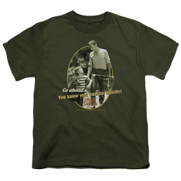 Andy Griffith Show, The Gone Fishing - Youth T-Shirt Youth T-Shirt (Ages 8-12) Andy Griffith Show   