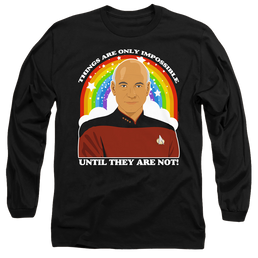 Star Trek The Next Generation Impossible - Men's Long Sleeve T-Shirt Men's Long Sleeve T-Shirt Star Trek   