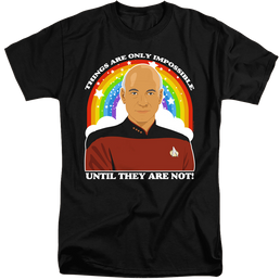 Star Trek The Next Generation Impossible - Men's Tall Fit T-Shirt Men's Tall Fit T-Shirt Star Trek   