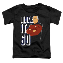 Star Trek The Next Generation Make It So - Toddler T-Shirt Toddler T-Shirt Star Trek   