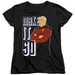 Star Trek The Next Generation Make It So - Women's T-Shirt Women's T-Shirt Star Trek   
