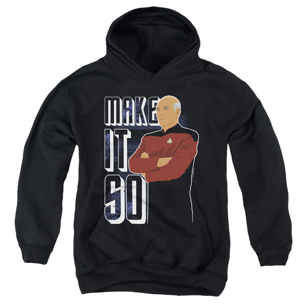 Star Trek The Next Generation Make It So - Youth Hoodie Youth Hoodie (Ages 8-12) Star Trek   