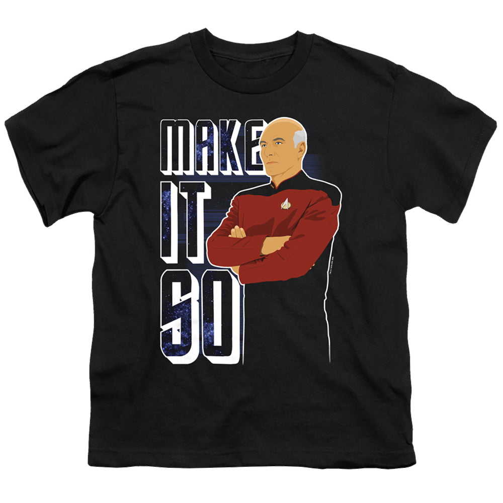 Star Trek The Next Generation Make It So - Youth T-Shirt Youth T-Shirt (Ages 8-12) Star Trek   