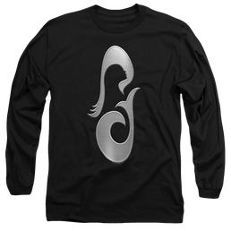 Star Trek Picard La Sirena Metal Icon - Men's Long Sleeve T-Shirt Men's Long Sleeve T-Shirt Star Trek   